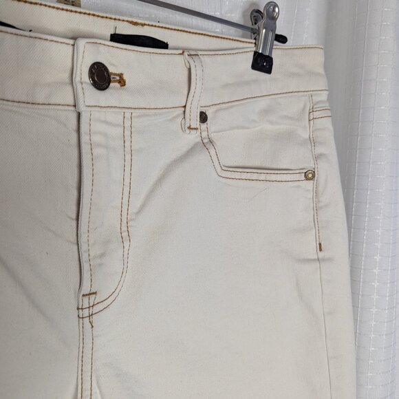 Tablots Everyday Relaxed Ankle Jeans, Cream with tan stitching, 8P - Picture 6 of 8